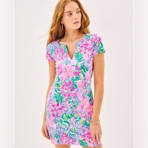 Lilly Pulitzer Sophiletta Short Sleeve Dress L